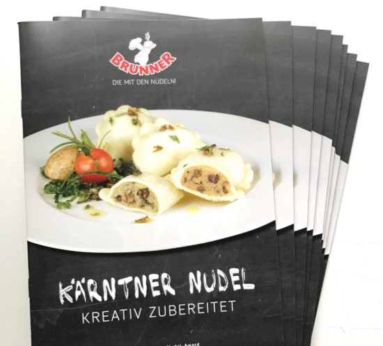 Kochbuch vom Kärntner Nudel-Award 2016